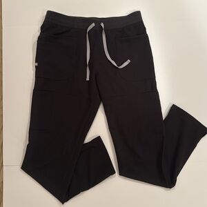 Figs Cargo Scrub Pants Style W21SW2063T Size LT in Black